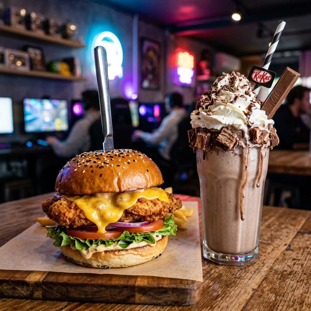 Juicy Crispy Chicken Burger